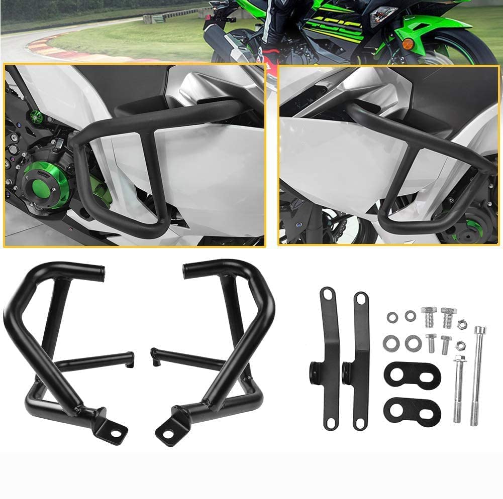 Lorababer Engine Guard Highway Crash Bar Compatible With K.Awasaki Ninja 400 250 2018-2023 Motorcycle Bumper Frame Falling Prote