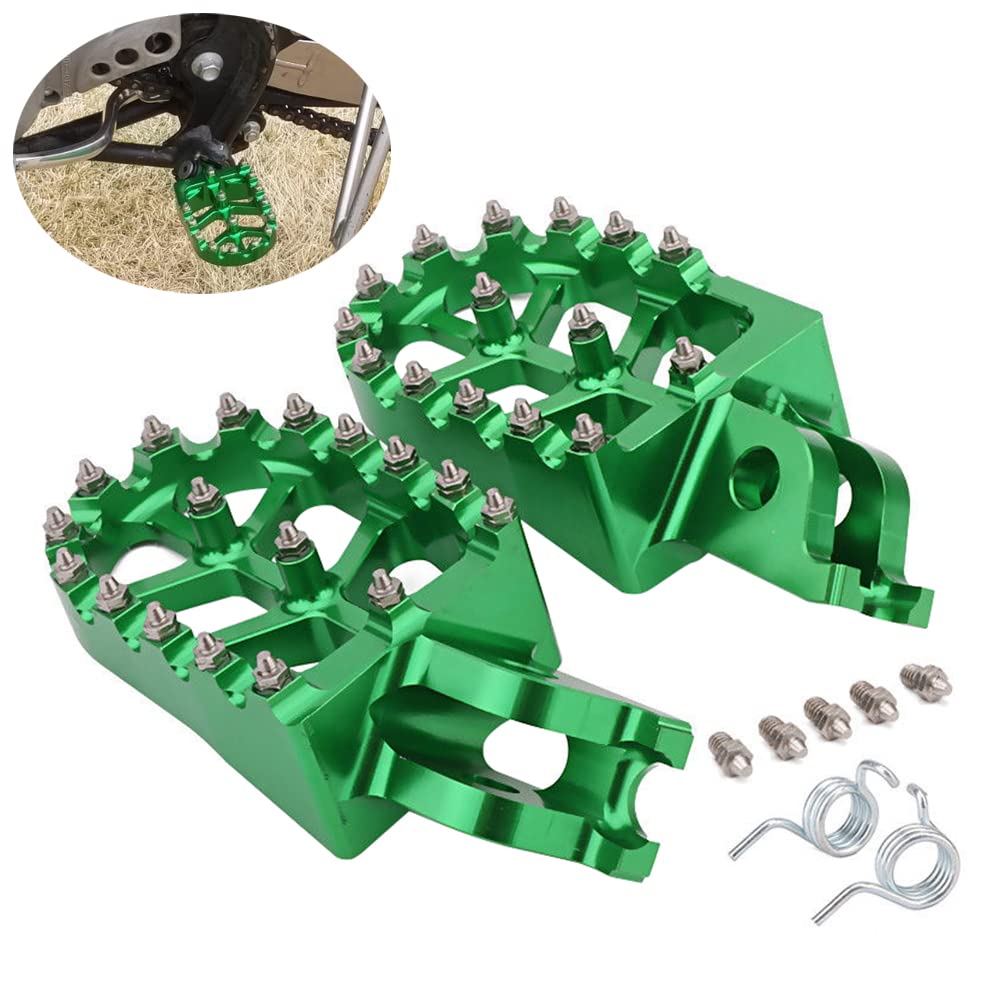 Jfg Racing Dirt Bike Foot Pegs,Motorcycle Foot Pegs Pedal Footpegs For Kx250F 06-18/Kx250 19-22/Kx450F 07-18/Kx450 19-23/Klx450R