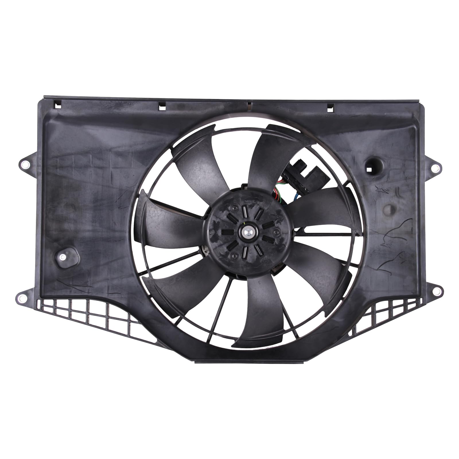 TYG Upgraded Cooling Fan Assembly for 2016-2021 Honda Civic Sedan/ 2016-2020 Civic Coupe 1.5L Turbo | Racing-Level OE Replacemen