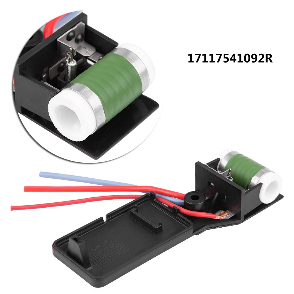 Car Engine Blower Fan Resistor, Keenso Engine Cooling Fan Motor Resistor 17117541092R For R50 R52 R53 2003-08