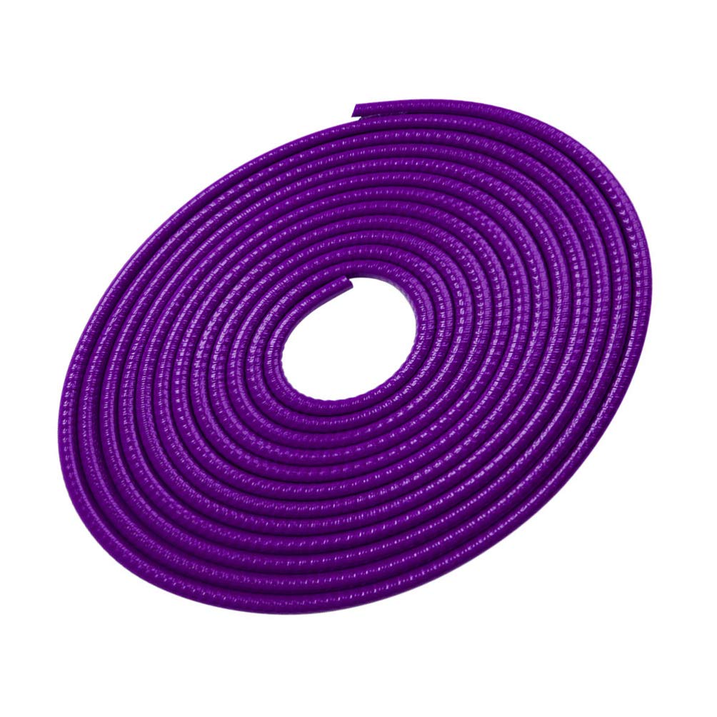 Garneck 32Ft(10M) Anti-Scratch Strip Car Door Black Doorbell No Glue Rubber Seal Strip Trim Car Edge Protection Car Parts Weathe