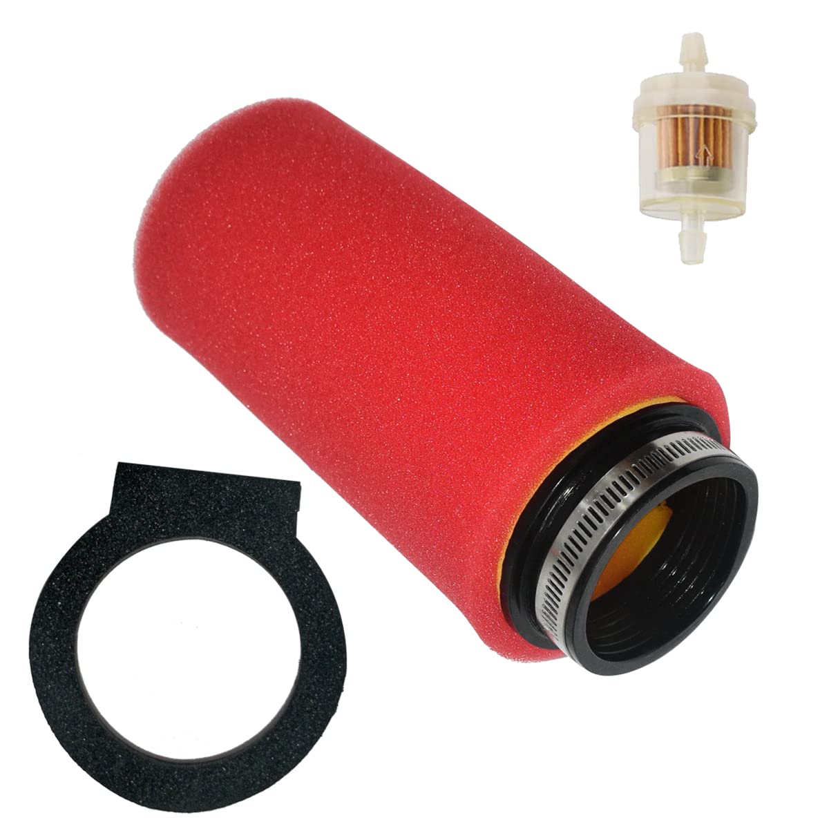 JDLLONG Air Filter for Yamaha Warrior 350 YFM350X 1987-2004 for Wolverine 350 YFM350FX 1995-2005 & for Yamaha Grizzly 600 1998-2