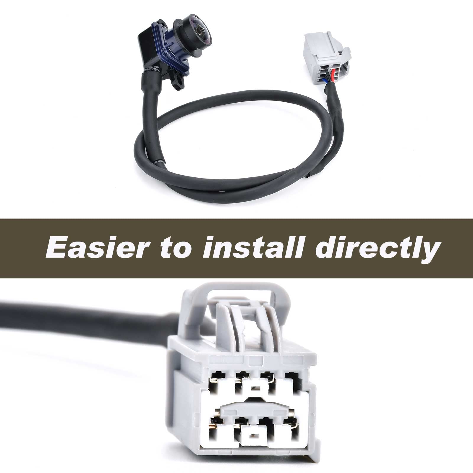 Rear View Backup Camera Compatible With Dodge Dart 2013 2014 2015 2016 Parking Assist Camera Replaces# 56038990Aa 1Wy78Gw7Aa