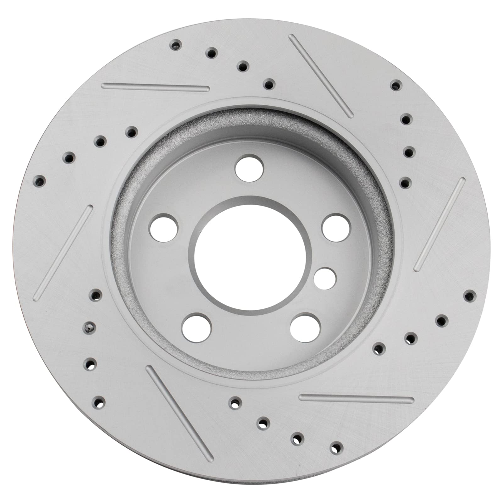 Trq Front Performance Brake Rotors Set Premium G-Coated Compatible With 2014-2024 Mini Cooper