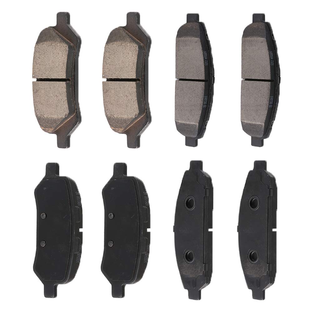 Cciyu D1401 D1402 Front & Rear Professional Ceramic Brake Pads Set Fit For 2009-2016 For Toyota Venza