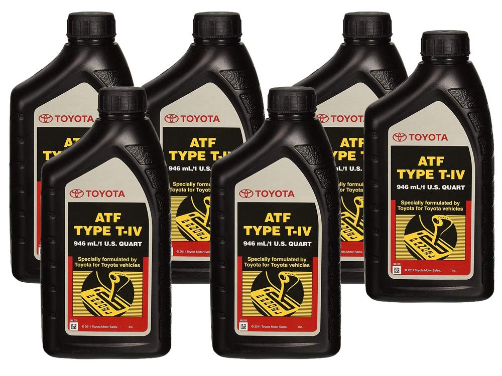 Toyota Automatic Transmission Fluid, 192 Ounces, 6 Pack - High-Quality ATF for Smooth Shifting and Performance