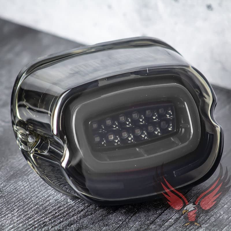 Eagle Lights Haloz Layback Led Tail Light With Turn Signals For Harley Davidson Motorcycles