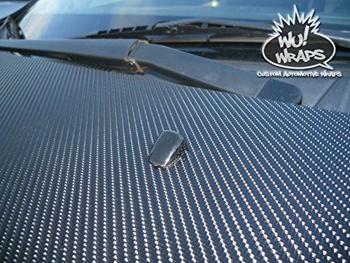 VViViD Black True R Carbon Fiber Vinyl Wrap Roll with Air Release Technology (15 Foot by 5 Foot)