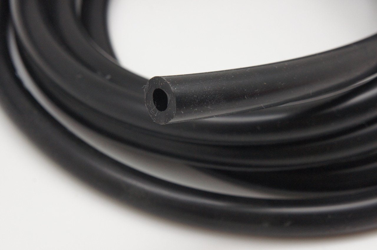 Autobahn88 High Performance Silicone Vacuum Hose, Id=0.31 (8Mm), Od=0.55 (14Mm), 10 Feet (3 Meter), Black