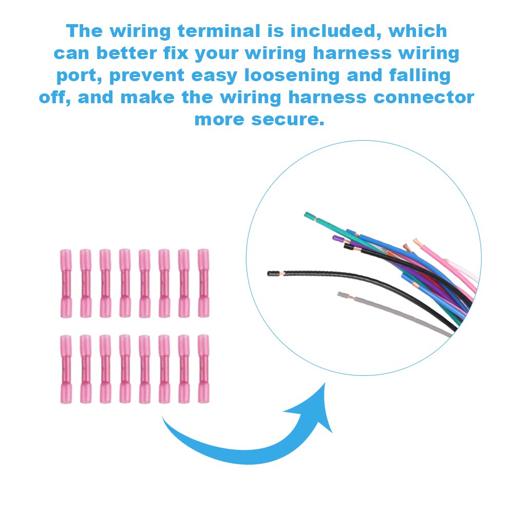 Wmphe Compatible With 6L80E 6L90E External Harness Repair Kit Chevy Gmc 6L80E 6L90E, Automatic Transmission 6R60 6R80 6R75, Wiring Plug In Connector Tcm T43, Harness Pigtail Repair 1292813 350-0168