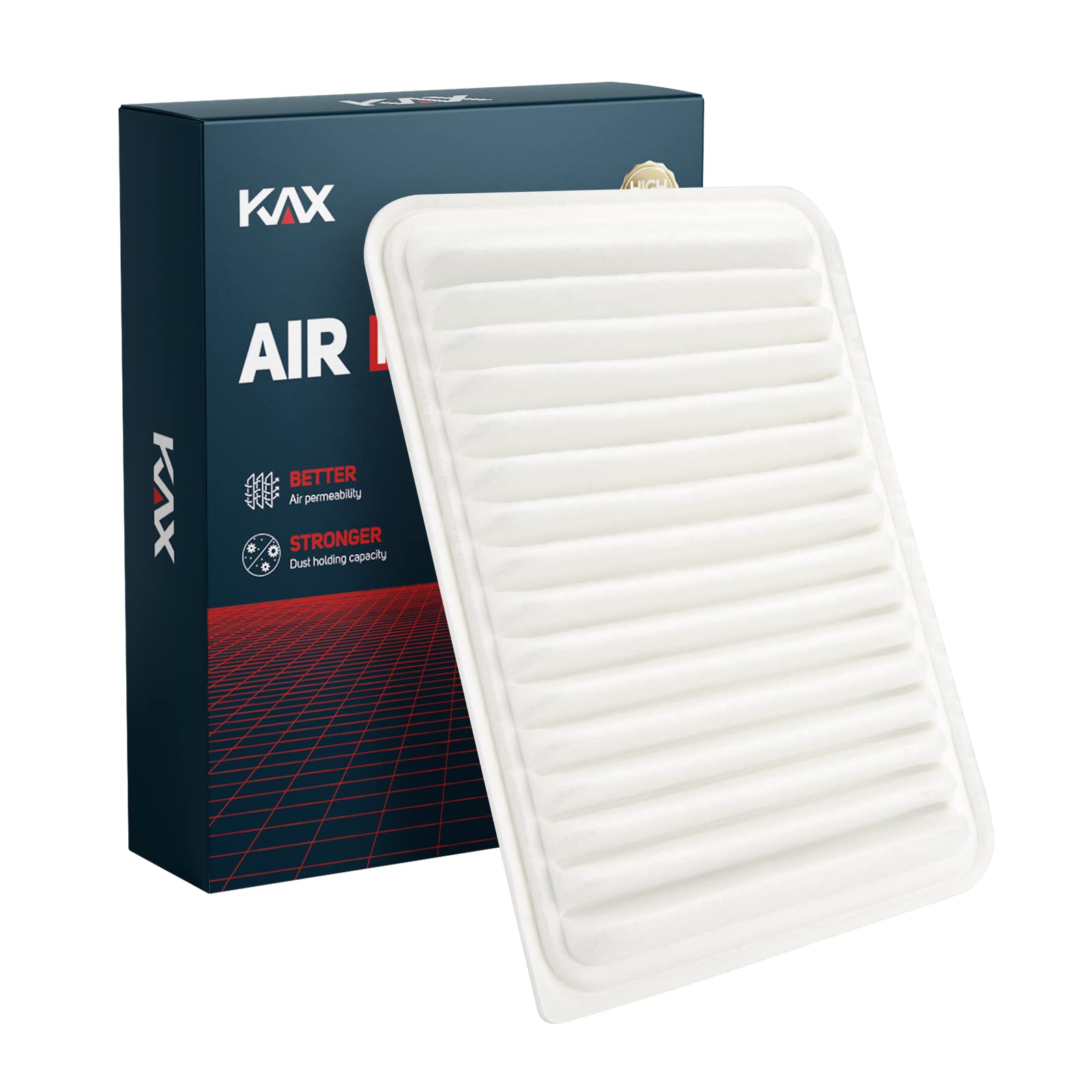Kax Engine Air Filter, Ca10171 Replacement For Camry Gas L4 2007-2017, Venza Gas L4 2009-2015, Advanced Air Filter Media, Increa