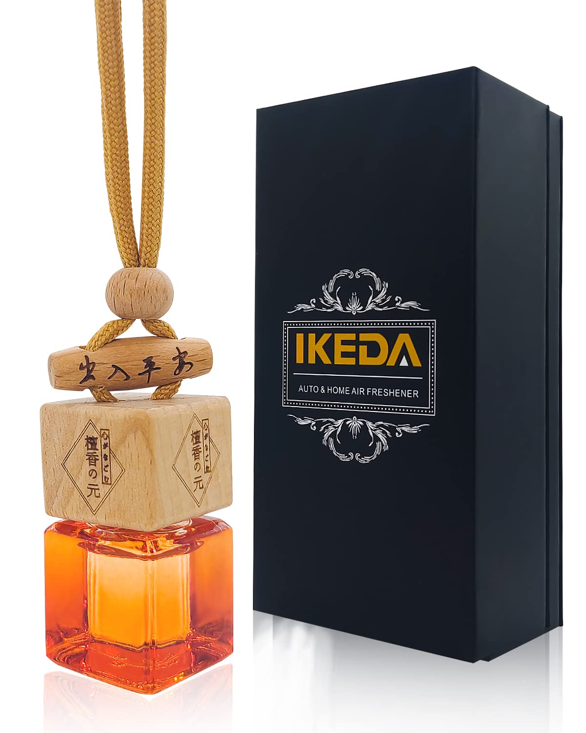Ikeda Fragrance Car Air Freshener 8Ml Automotive Scents | Long-Lasting Keep Fragrance | Auto Hanging Diffuser Bottles | Remove O
