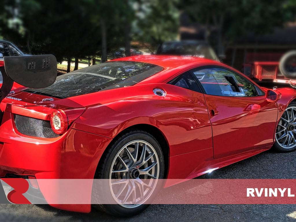 Avery Dennison Sw900 436-O In Gloss Carmine Red Dual Layered Vinyl Car Supreme Wrapping Film - 3Ft X 5Ft - Vehicle Sheet Roll