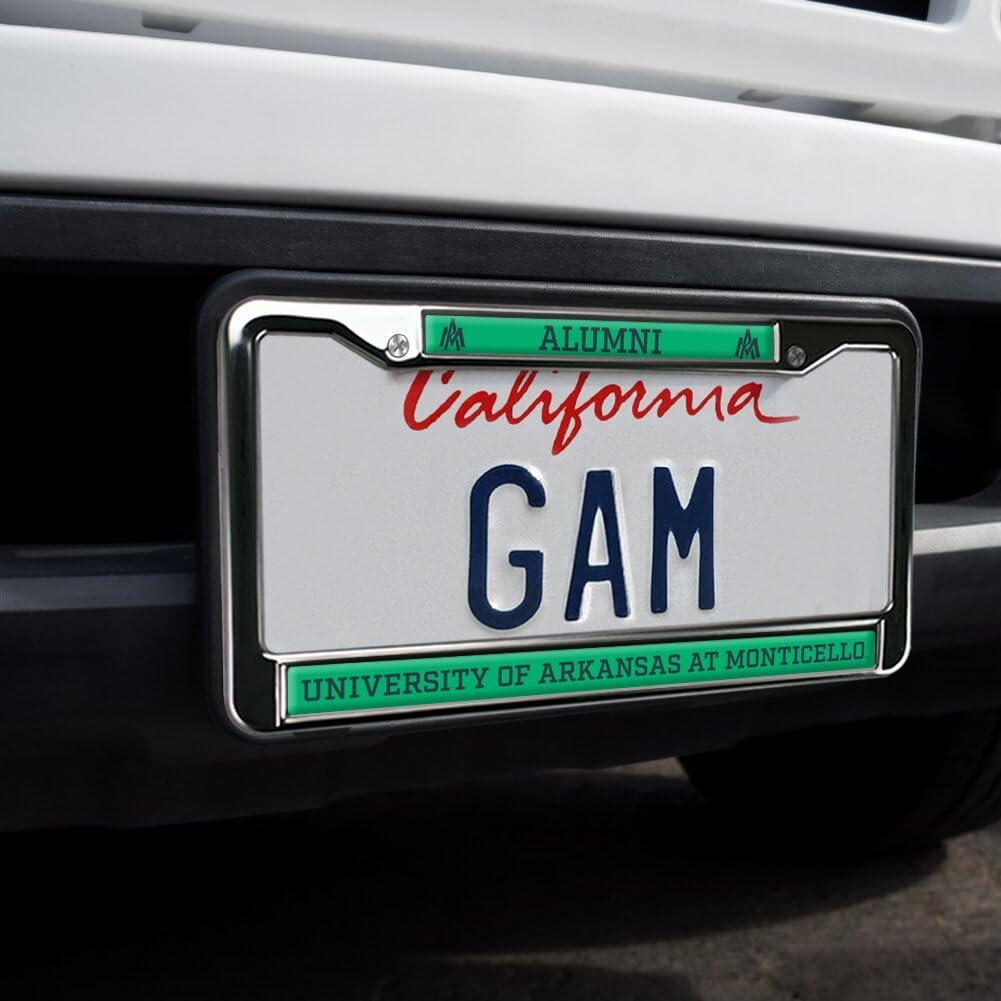 University of Arkansas at Monticello Alumni Full Size Standard License Plate Metal Frame