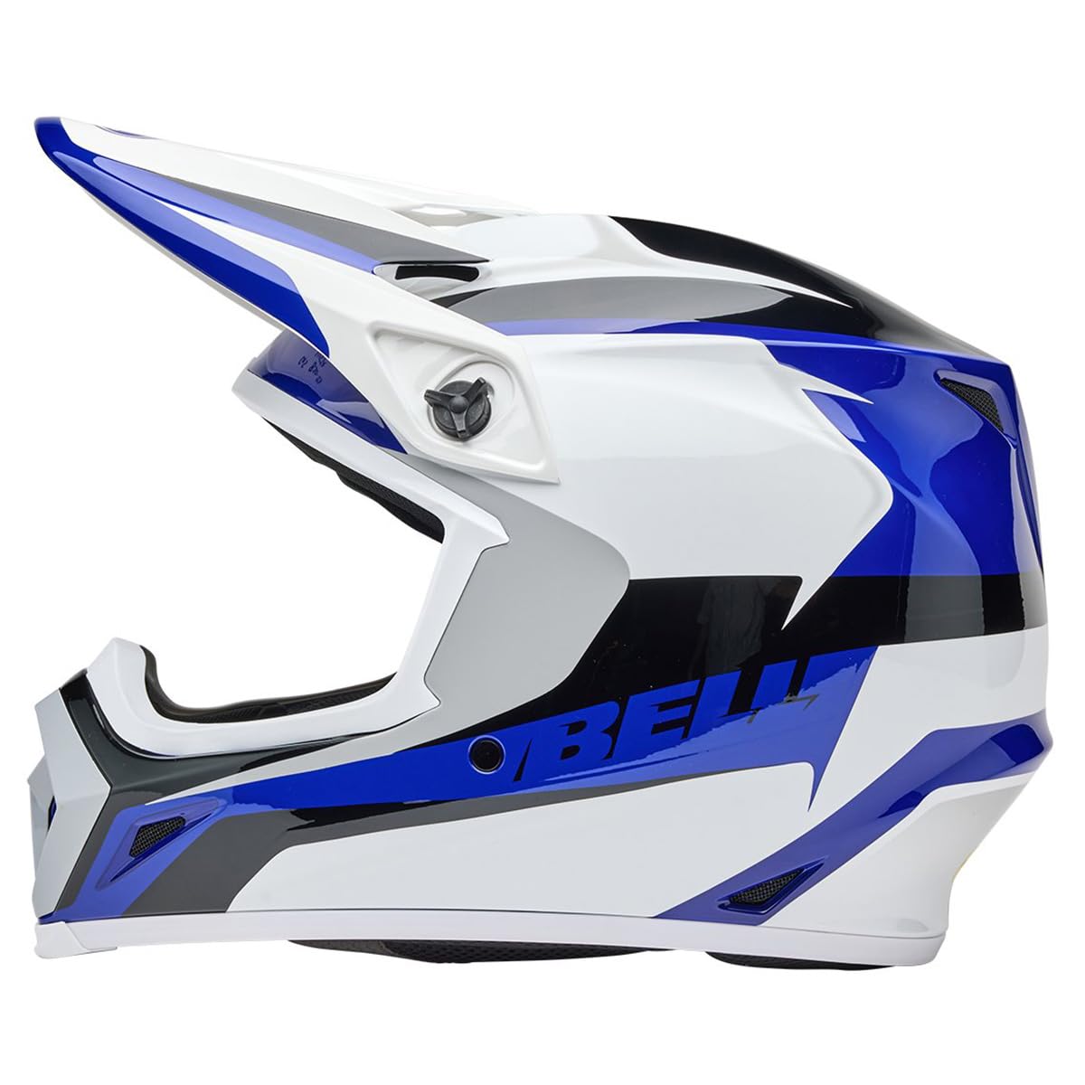 Bell Mx-9 Mips Dirt Helmet (Gloss Rift Blue/White - 2X-Large)