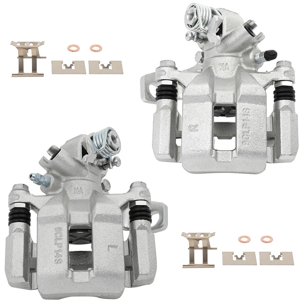cciyu 19B3299 19B3298 Rear Left & Right Brake Calipers With Bracket For Acura For CSX 2006-2011,For Acura For ILX 2013-2018,For 
