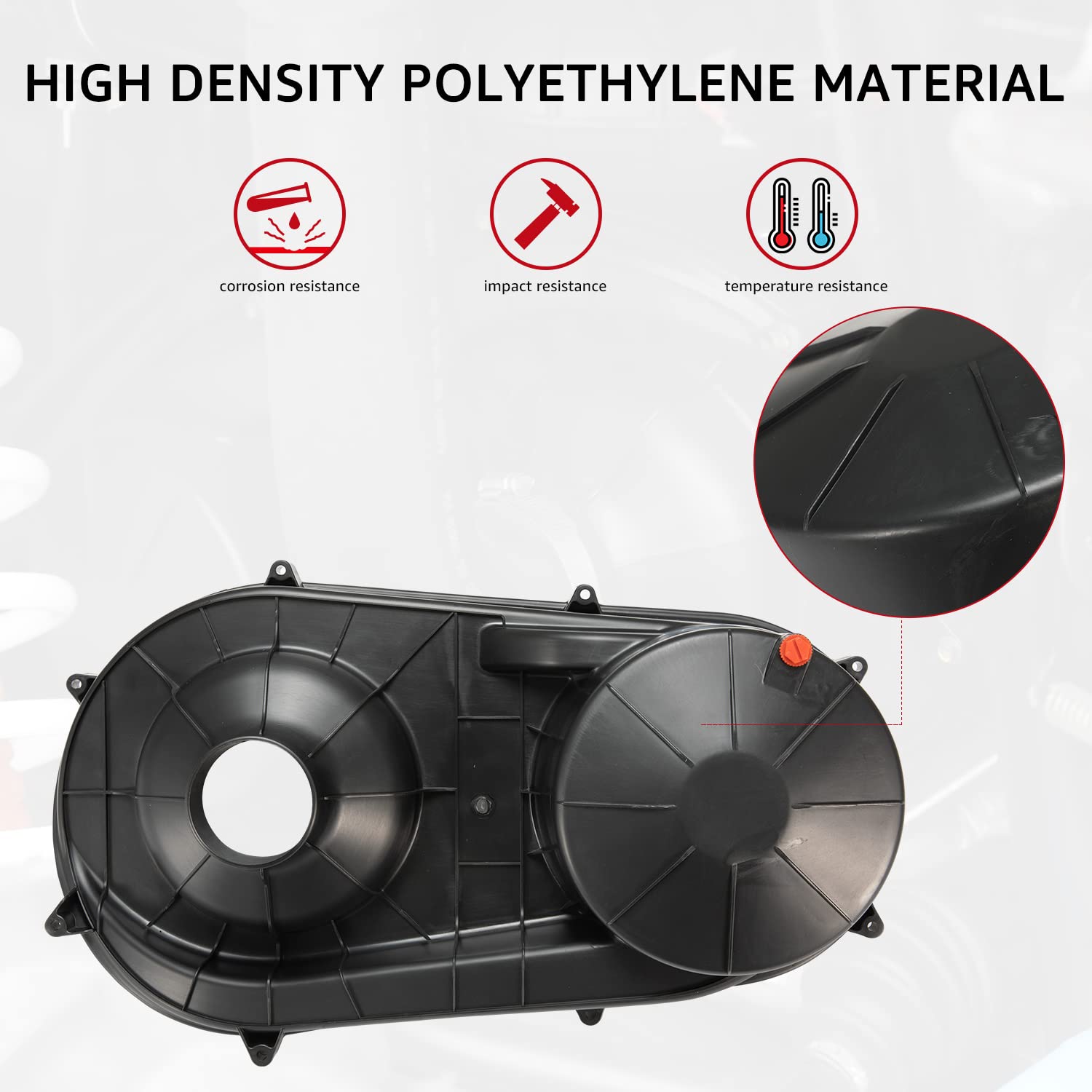 HAKA TOUGH Outer Clutch Cover for Polaris RZR XP 1000 Accessories 2015-2023, CVT Outer Variator Clutch Cover for RZR 1000 XP 900