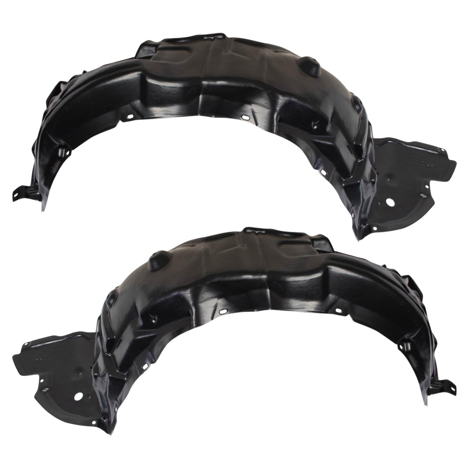 Trq Inner Fender Liner Set Compatible With 2009-2010 Lexus Is250 Lx1248118 Lx1249118