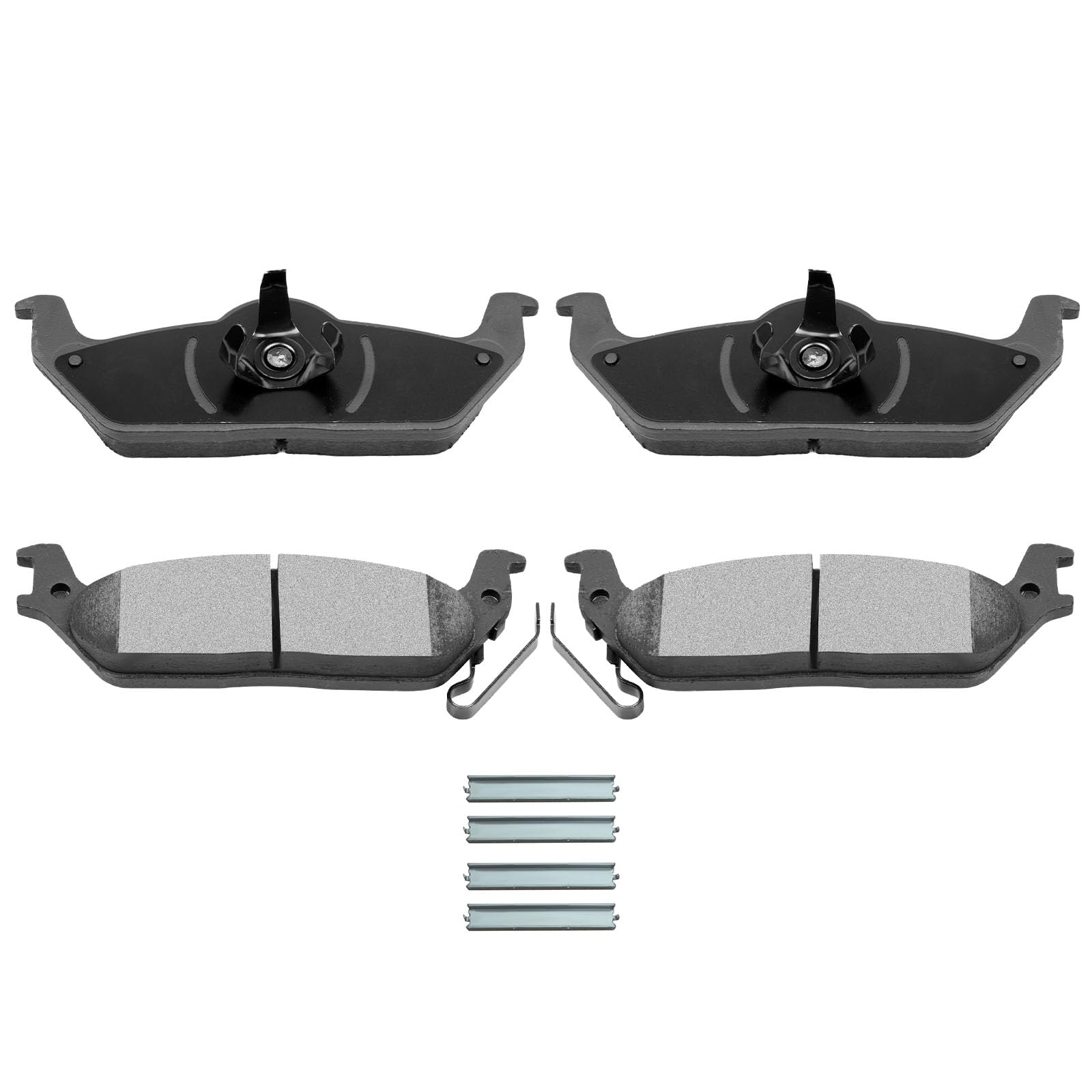 Automuto 4Pcs Rear Ceramic Disc Brake Pads Set D1012 For Ford For F-150 2004-2011,For Lincoln Mark Lt 2006-2008