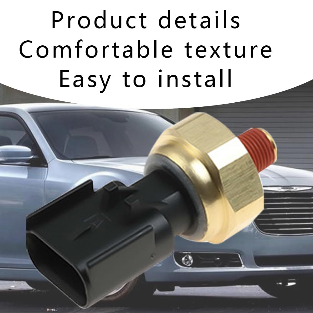 Engine Oil Pressure Sensor Switch, Oil Sending Unit, Engine Oil Pressure Sensor Sender Switch Compatible With Dodge, Jeep, Chrysler, Ram, Replace 5149064Aa, 5149062Aa, 56028807Ab
