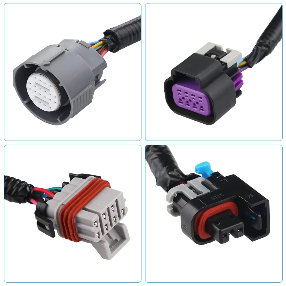 Wmphe Standalone Wiring Harness With 4L80E Transmission Drive By Wire, Professional Engine Wiring Harness, With Wiring Guide Man