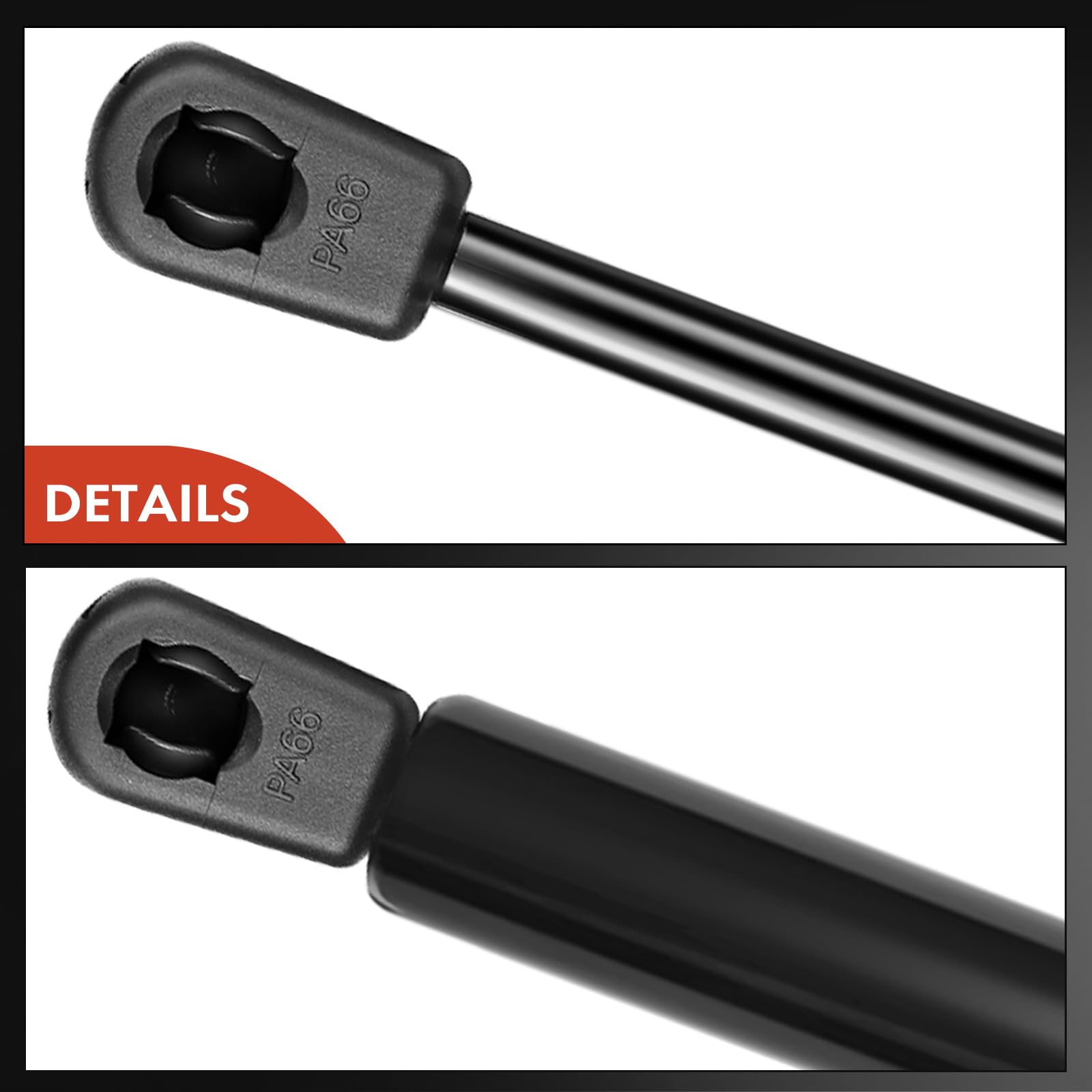 A-Premium Tailgate Rear Trunk Lift Supports Shock Struts Compatible With Select Mercedes-Benz Models - Sl500 2003-2007, Sl65 Amg