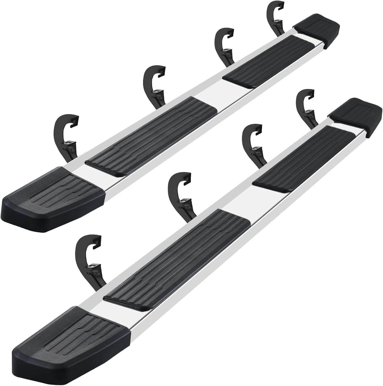 Comnova 6 Inches Running Boards Steps Step Bars Compatible With 2019-2025 Chevy Silverado 1500, 2020-2025 Silverado/Sierra 2500H