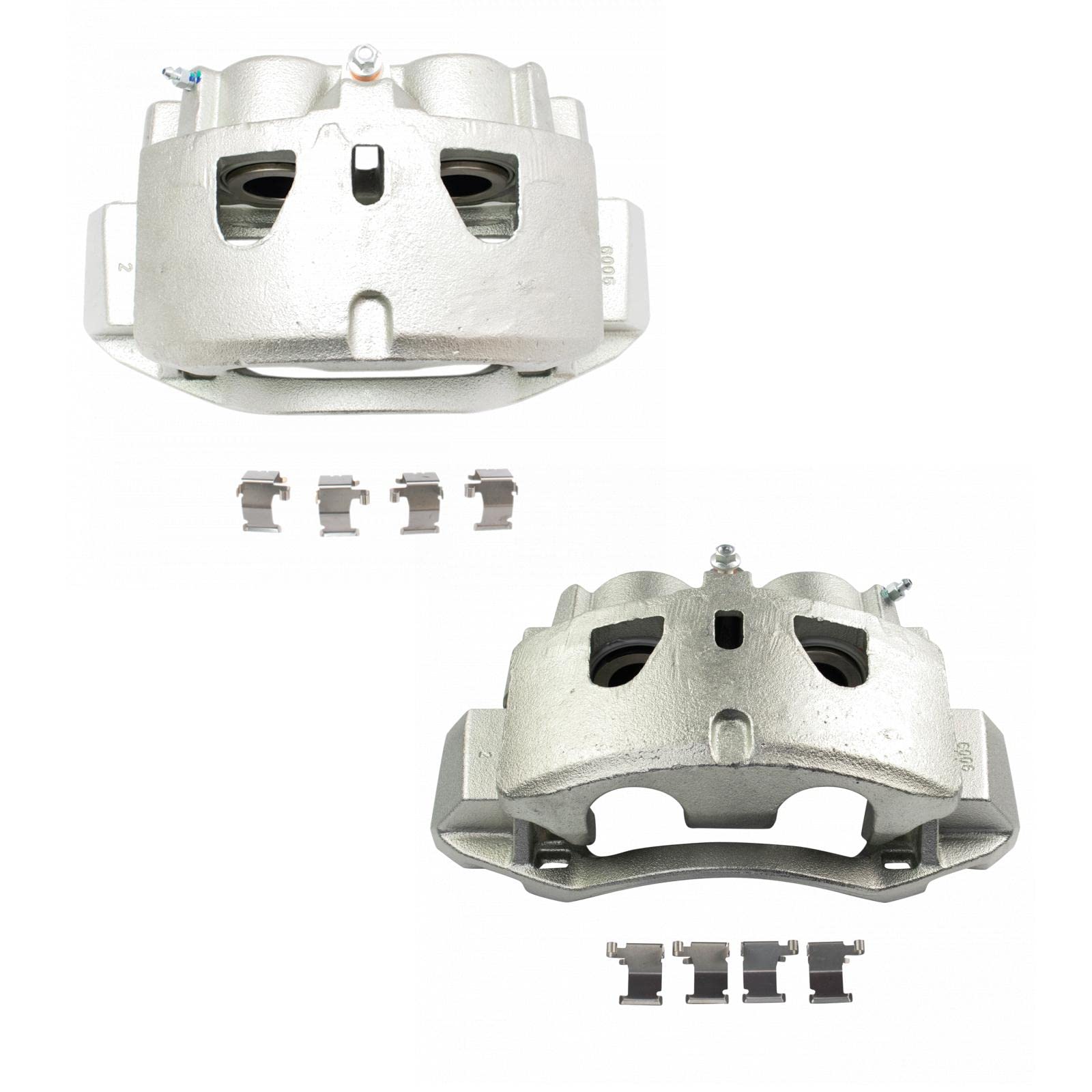 Trq Front Brake Caliper Set Compatible With 2011-2018 Chevrolet Silverado 2500 Hd Silverado 3500 Hd 2016-2018 Suburban 3500 Hd G