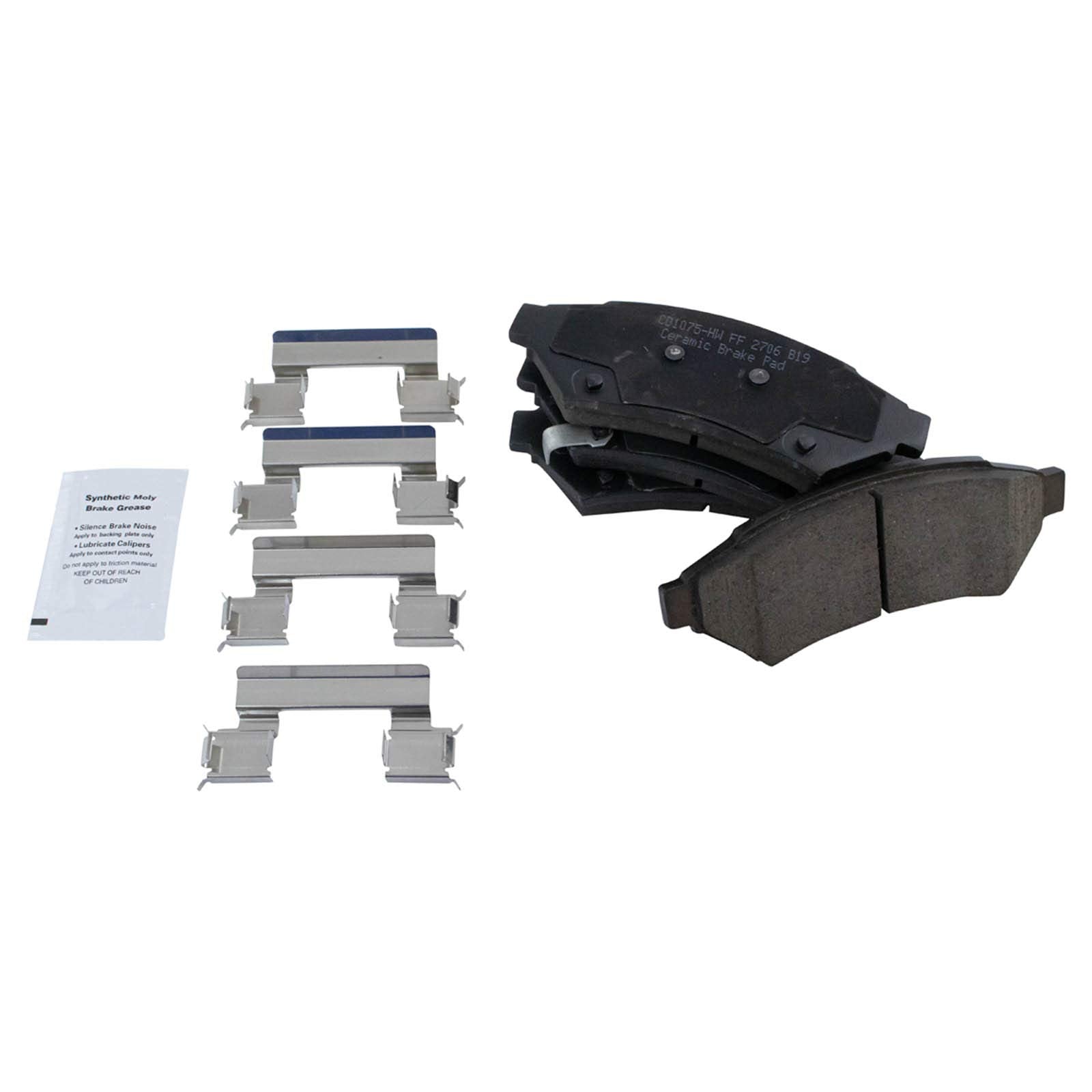 Trq Front Brake Pad & Rotor Kit Brake Pads Brake Rotor Ceramic Compatible With 2006-2007 Buick Terraza 2006-2008 Chevrolet Uplan