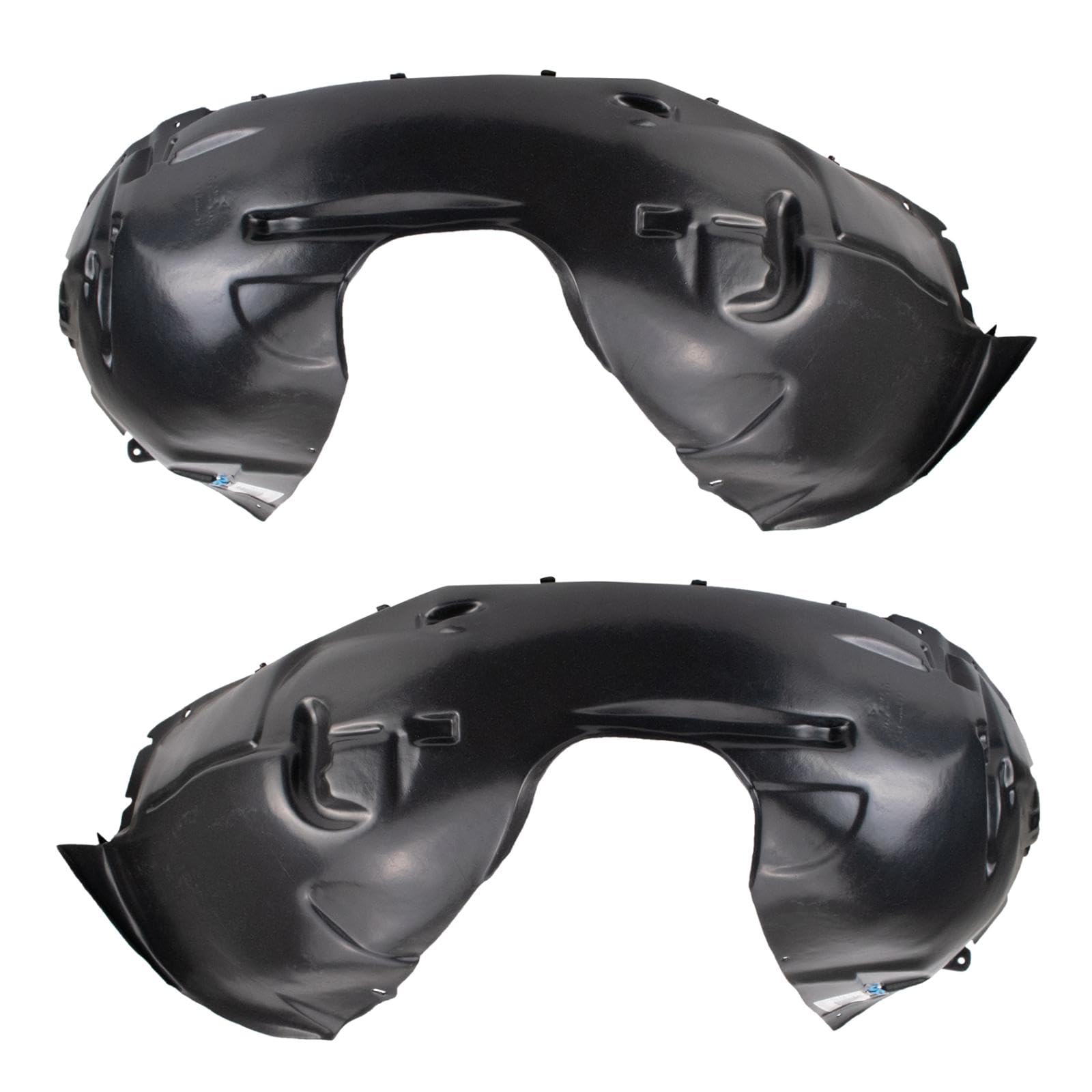 Trq Front Inner Fender Liner Set Compatible With 2006-2013 Volvo C70 Vo1248110 Vo1249110