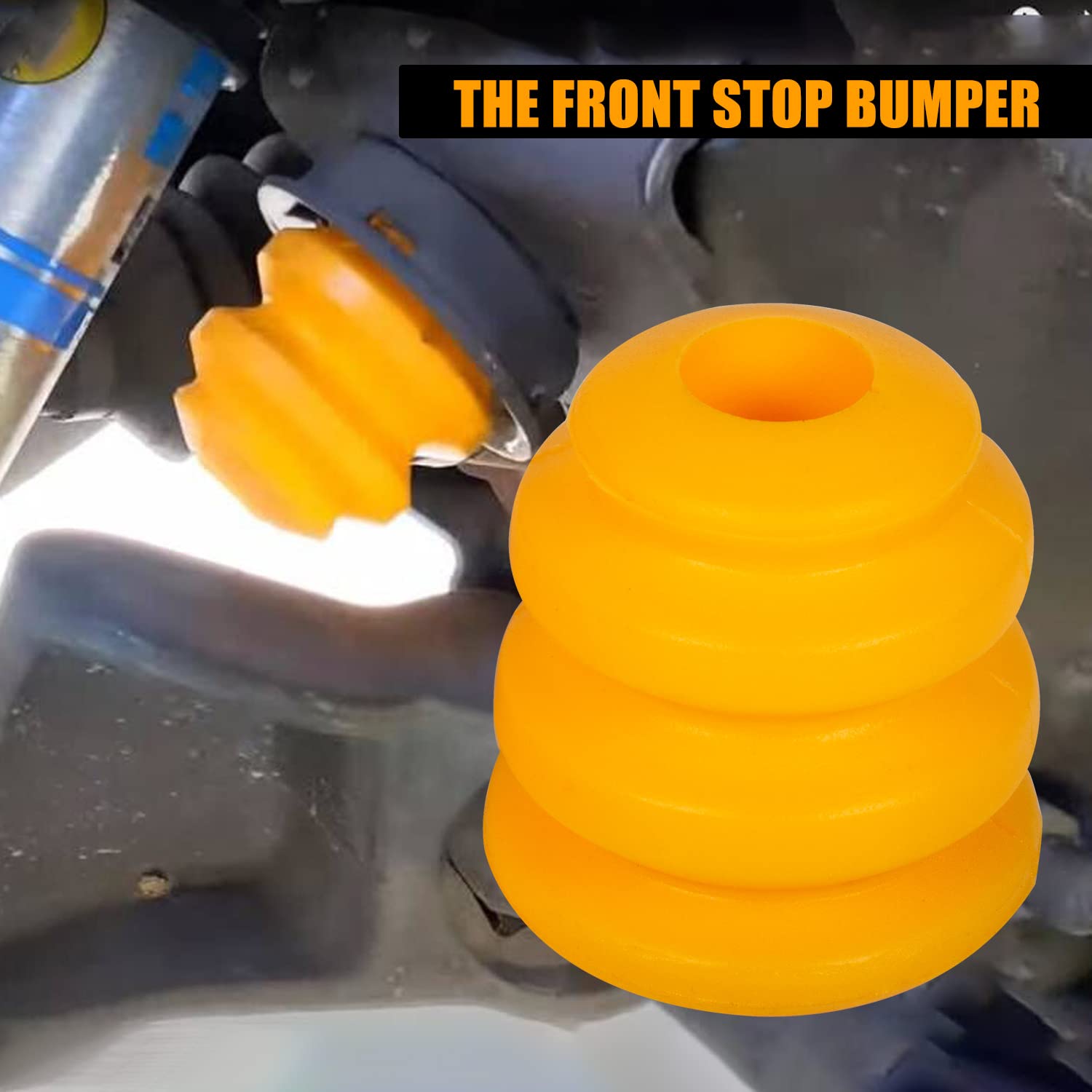 Two Control Arm Bumpers And Two Control Rear Axle Bumpers Replace 15153958 905-208 15039397 Compatible With Chevy Suburban Avalanche Gmc Yukon (Arm Bumpers And Axle Bumpers)