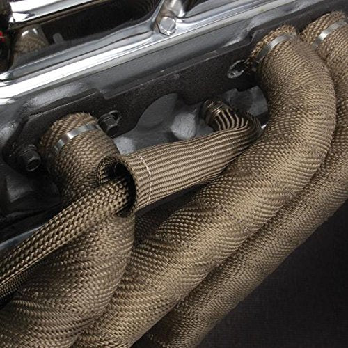 Design Engineering 010130 Titanium 2'' x 100' Exhaust Heat Wrap with LR Technology
