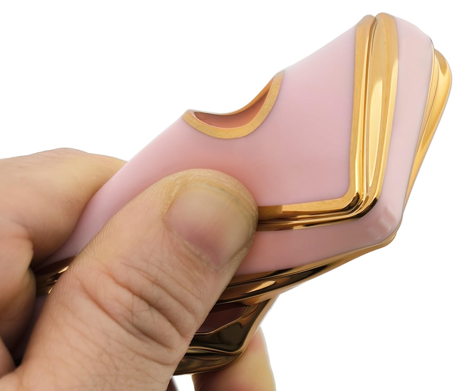 Chyoekey Key Fob Cover Case Shell Keychain For Mazda 2019-2024 Hatchback 2020-2024 Cx-5 Cx-30 Cx-9 Key Fob(Pink)