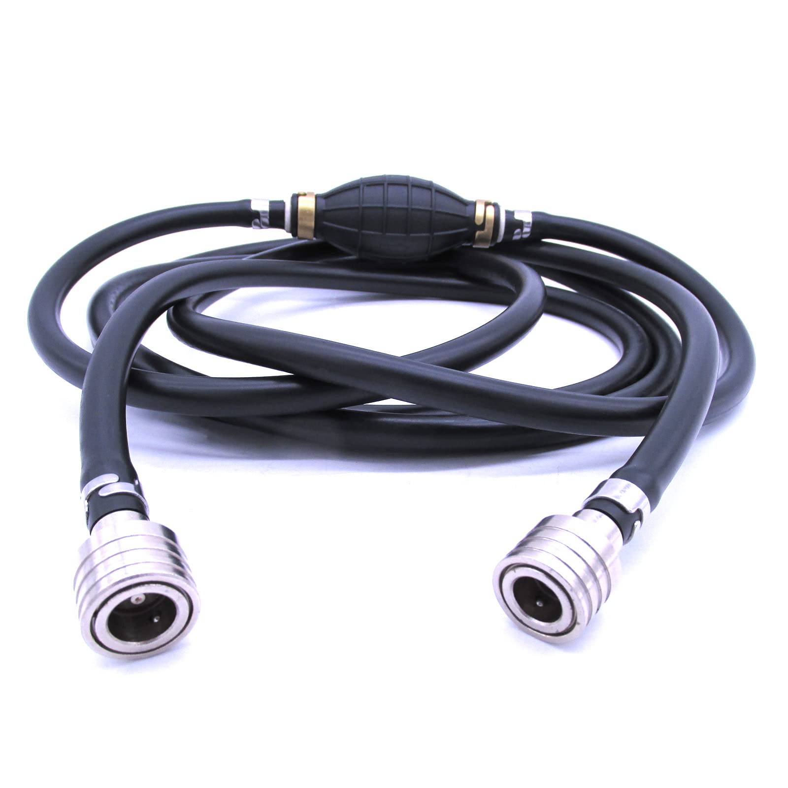 Boat Engine Fuel Hose Assy Connector Pump For Suzuki 65700-95204/95205/87D80/87D82/87D83/87D84/87D85 Dt Df 8Hp-65Hp Outboard, Length 10Ft/3M, Coupler I.D. : Tank Side 13Mm, Engine Side 11Mm
