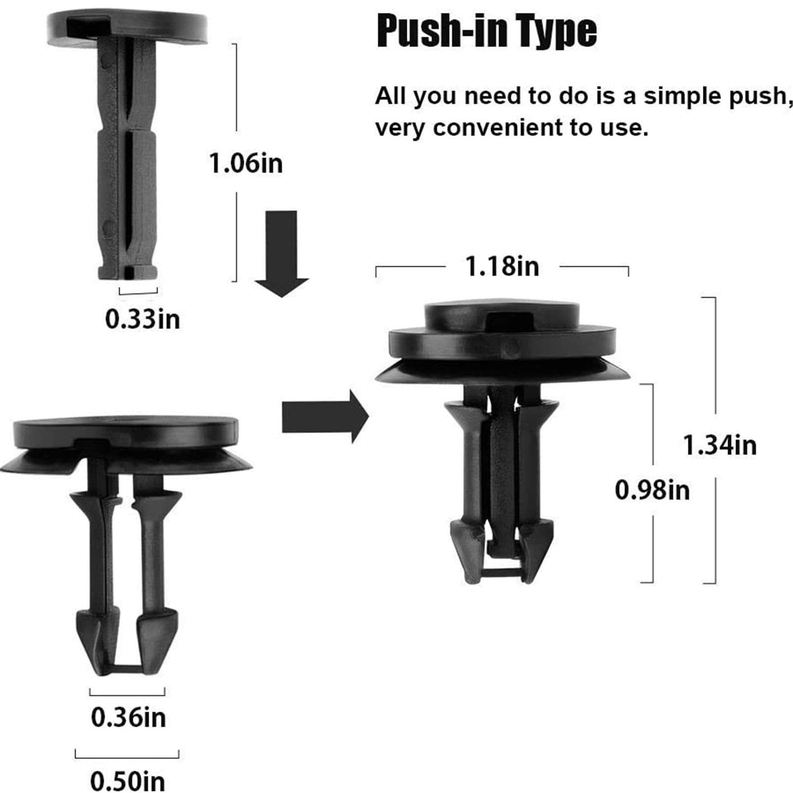 (Pack Of 32) Front Air Deflector Retainer Clip & Grommets - Front Air Dam And Front Lower Bumper Clips For Gmc Sierra Chevrolet