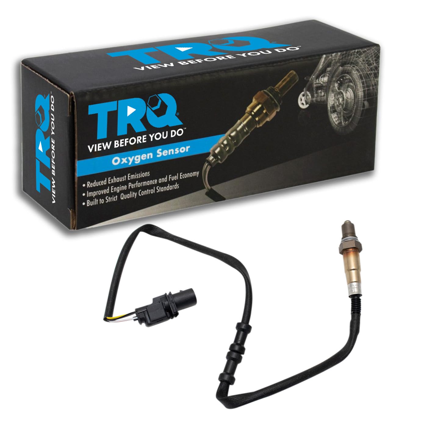 Trq Engine Exhaust O2 02 Oxygen Sensor Direct Fit Compatible With Audi Bmw Ford Hyundai Kia Vw