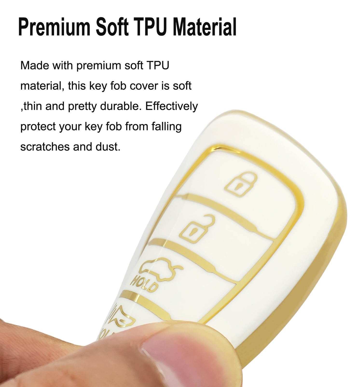 Arruweer Key Fob Cover For Hyundai Soft Tpu Key Fob Case Holder Compatiable With Hyundai Sonata Elantra Elantra Gt Ioniq Tucson