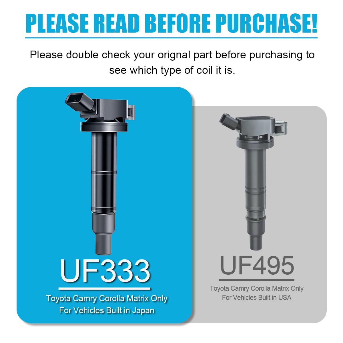 Mas Ignition Coil Compatible With Toyota Corolla Scion Lexus Pontiac Camry Solara Rav4 Highlander Tc Xb Hs250H Vibe Matrix 2.4L