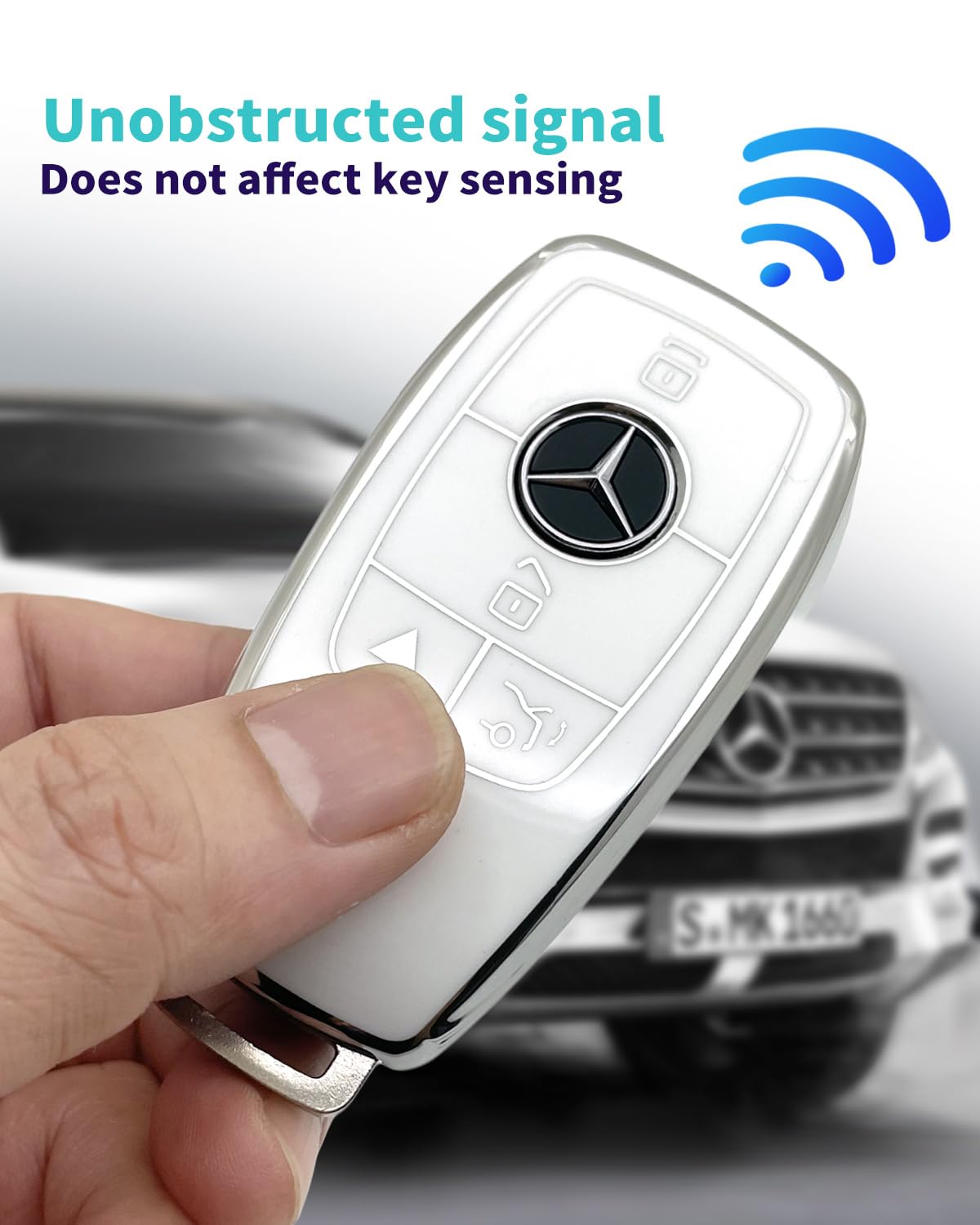 Haoyoumei Advanced Soft Tpu Key Cover Suitable For Mercedes Benz C E R S G S Cls Clk Glc Ml Gle Gls Sl Slr Maybach Mclaren Amg S