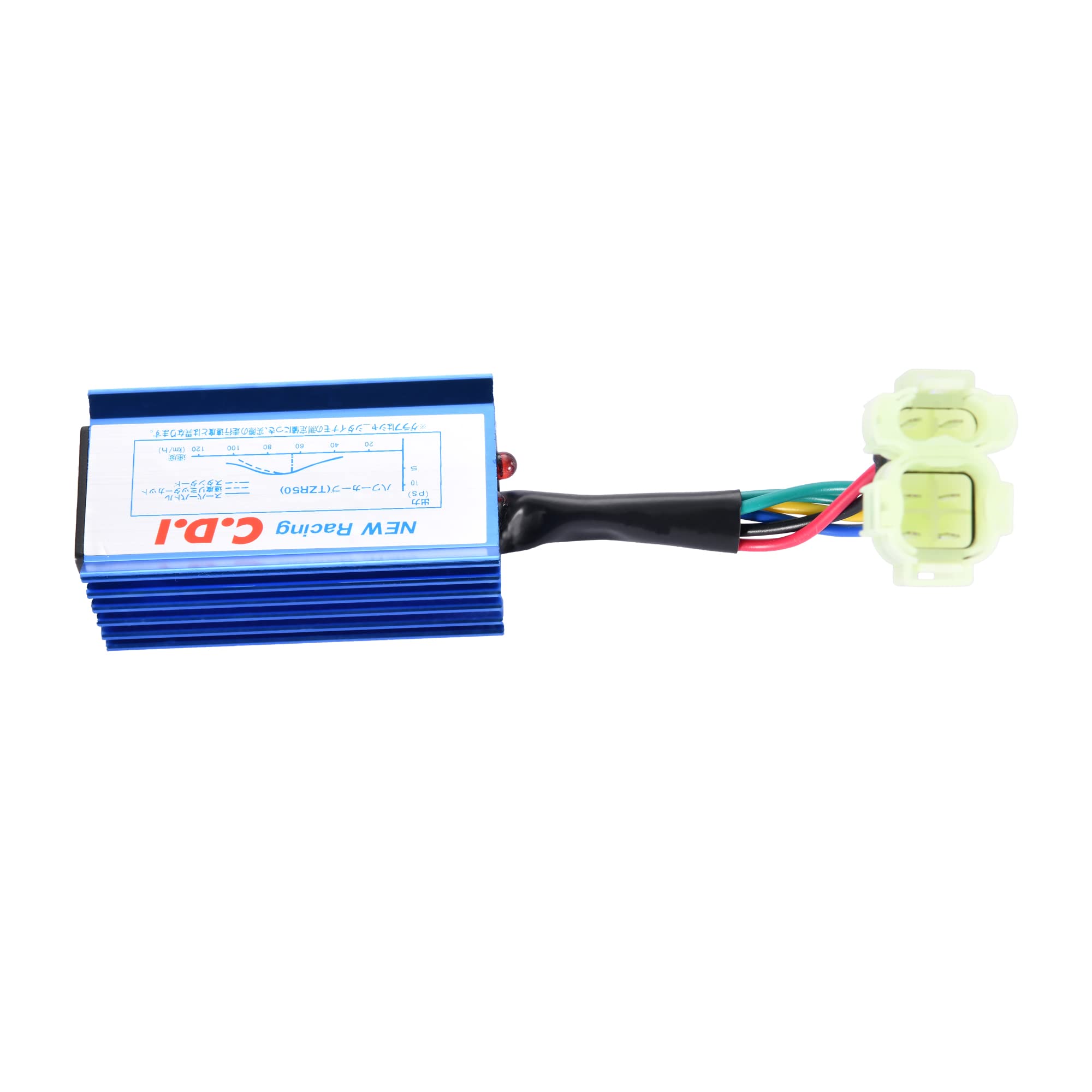 WOOSTAR 6 Pin AC Ignition Racing CDI Replacement for GY6 139QMB 152QMI 157QMJ Engine 50cc 70cc 90cc 125cc 150cc 250cc ATV Moped 