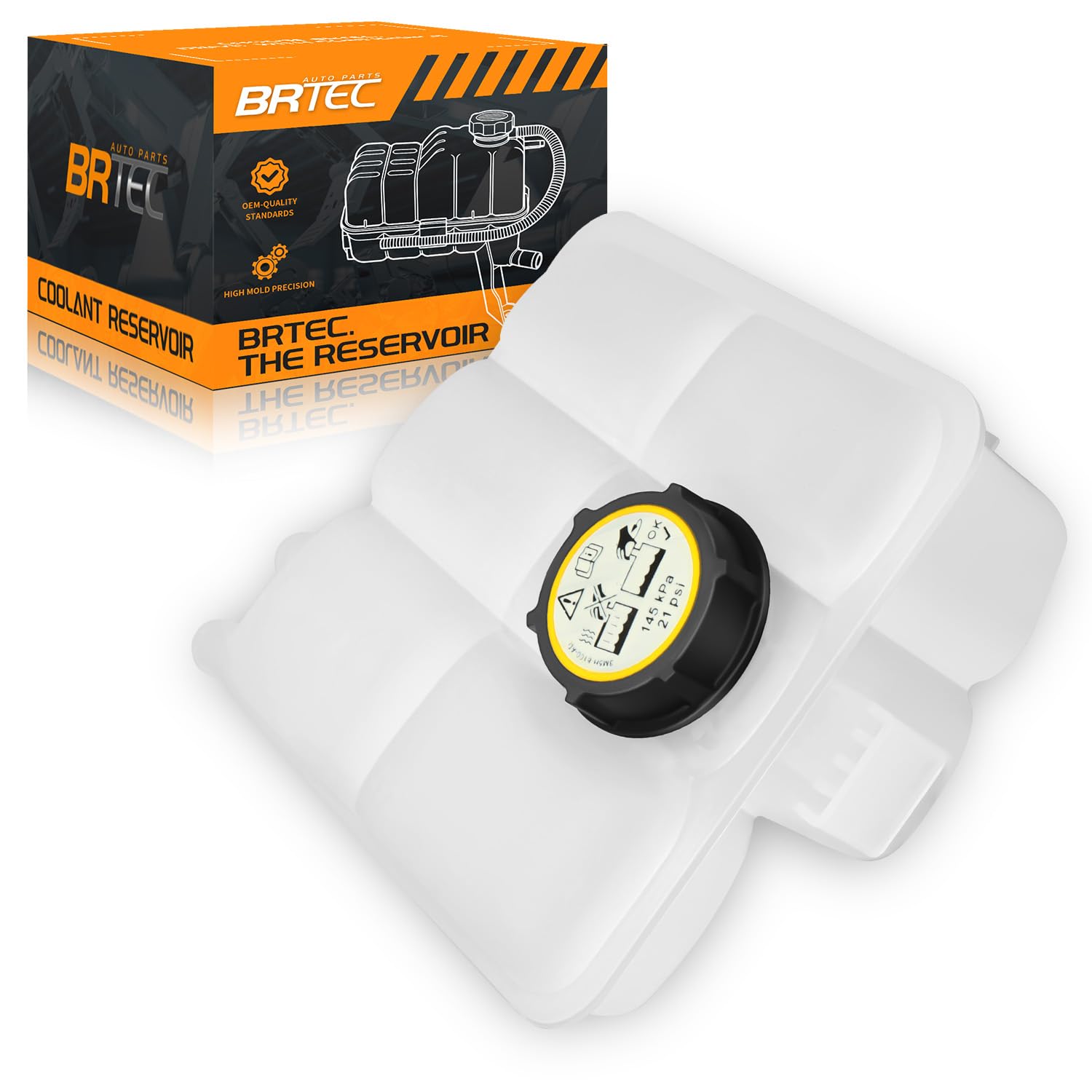 Coolant Recovery Reservoir Tank Compatible with Ford Escape 1.6L 2013-2016, Focus 2012-2018, C-Max 2.0L 2013-2018, Ford Transit 