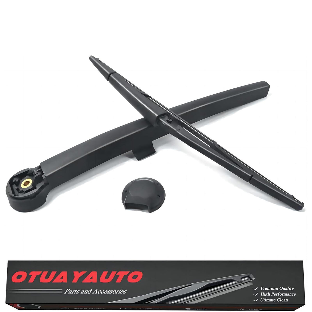 Rear Windshield Back Wiper Arm Blade Set - Replacement For Jeep Grand Cherokee 2005 2006 2007 2008 2009 2010 Oe:05139836Ab