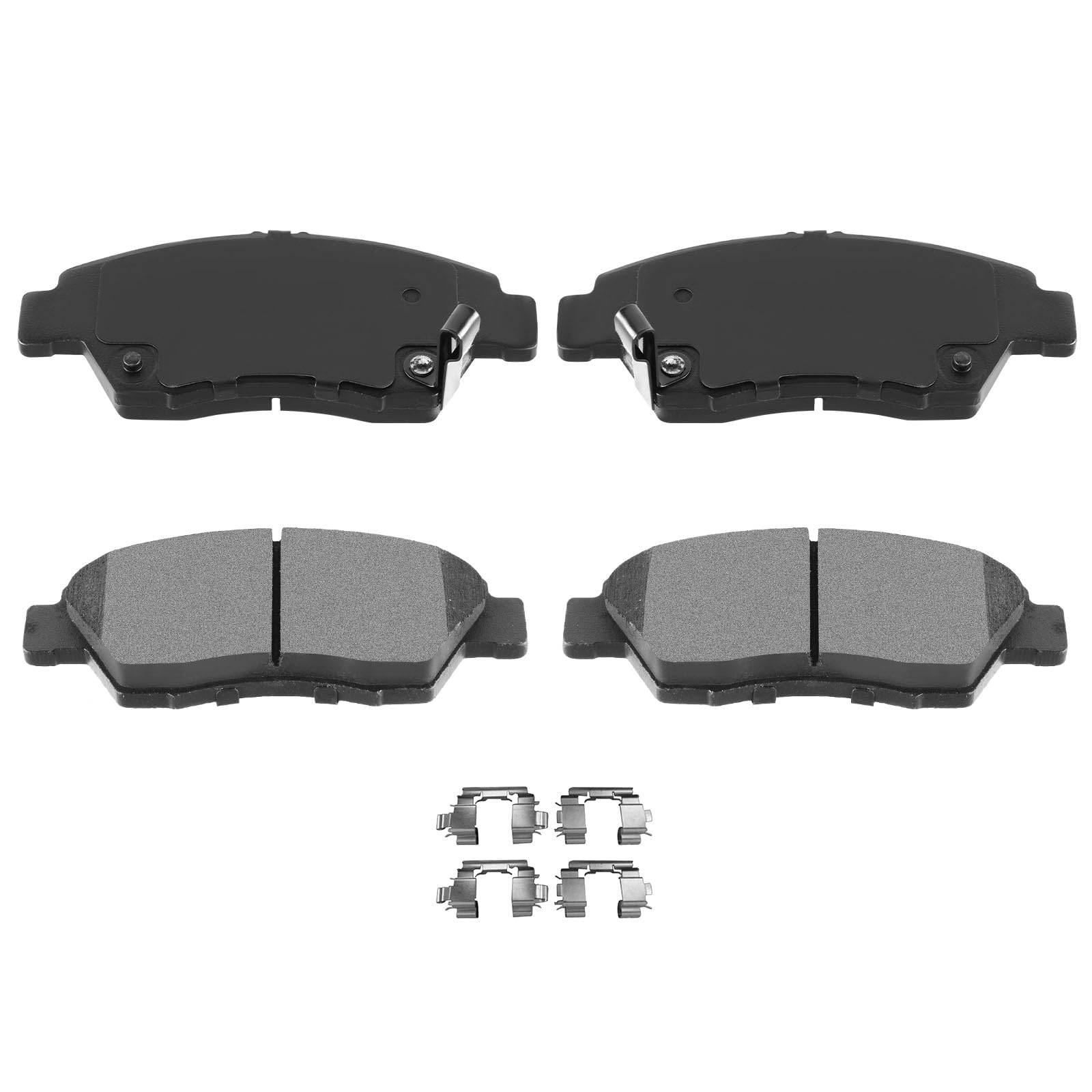 Automuto 4Pcs Front Semi-Metallic Disc Brake Pads Set D621 For Acura Rsx 2002-2006,For Honda Civic 1993-1995 200-2005,For Honda