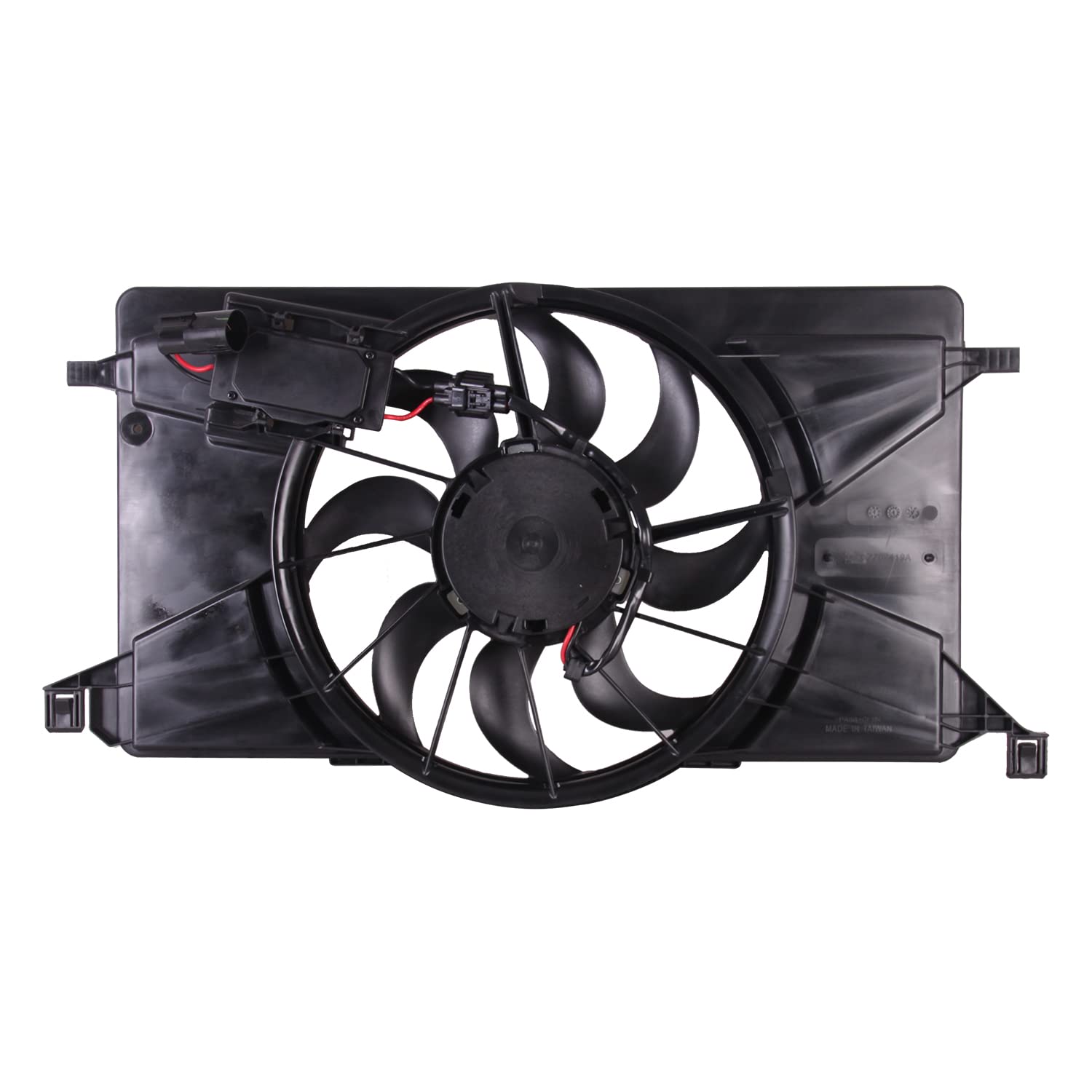 TYG OE Replacement(CAPA Quality) Cooling Fan Extra Silent for 2012-2018 Ford Focus 2.0L | OE No. BV6Z8C607K | Partslink No. FO31