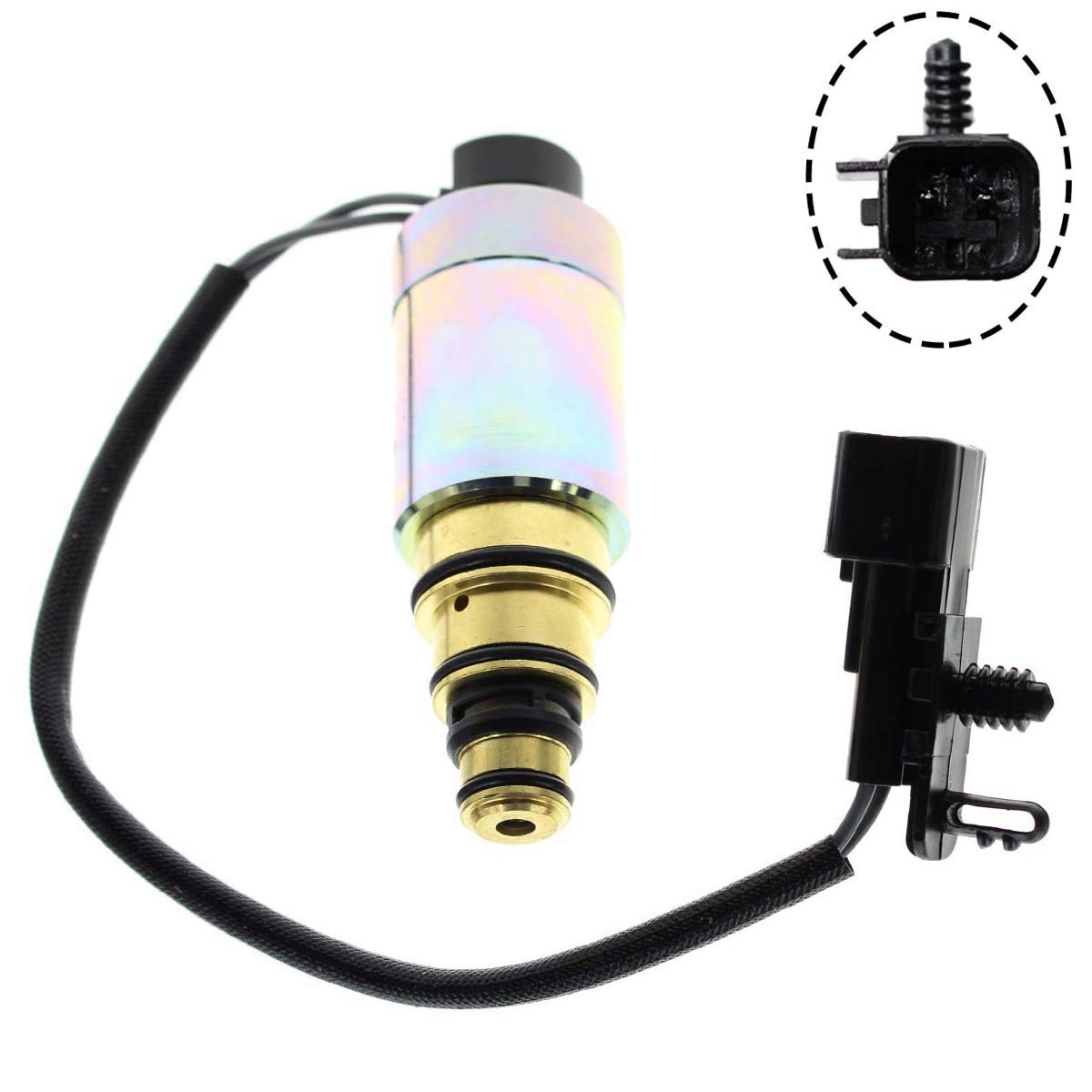 Autokay Dcs17Ec A/C Compressor Control Valve Fits For Volvo S60 S80 V70 Xc60 Xc70 Xc90