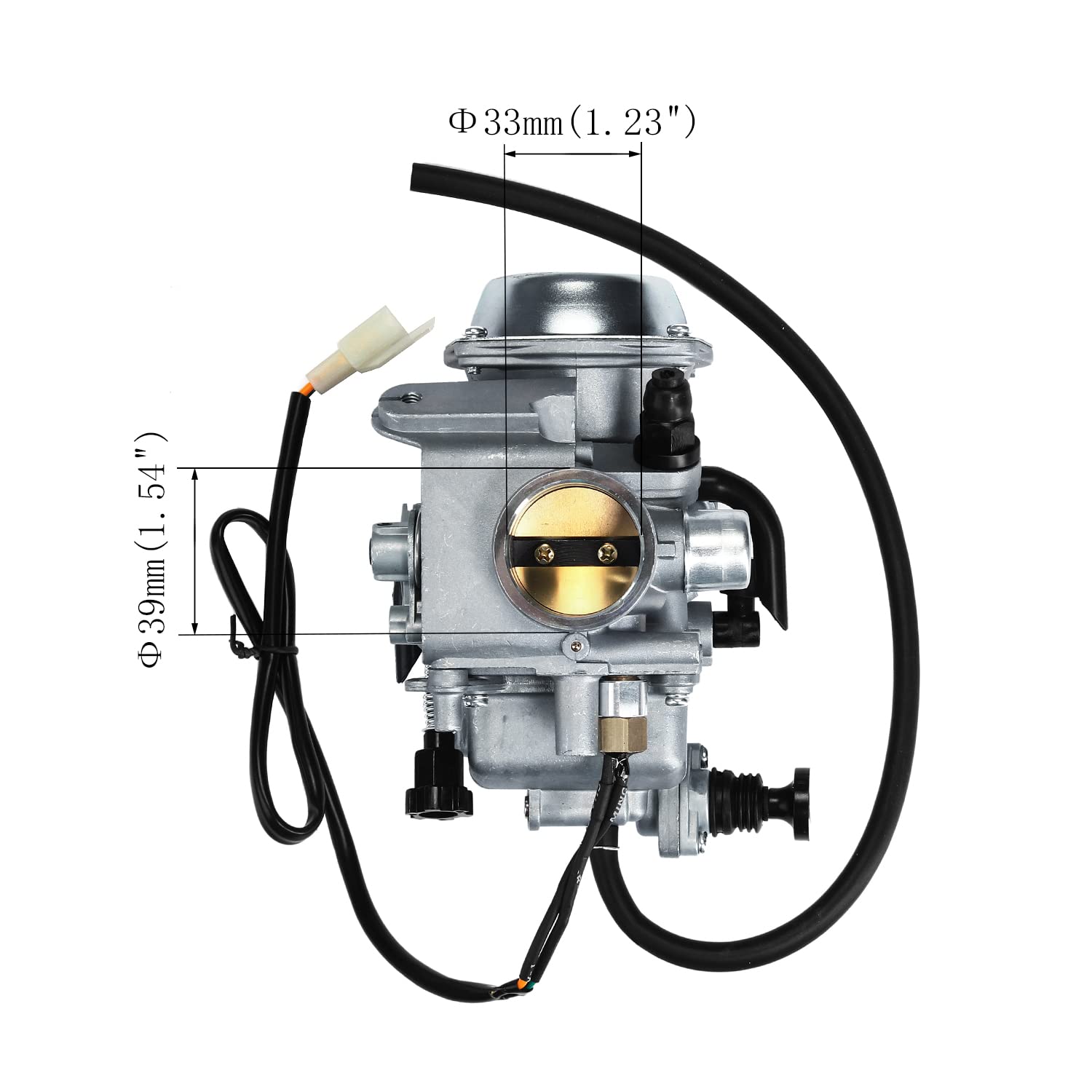 Carburetor for 1993-2000 Honda TRX300FW Fourtrax 300, 1986-1987 TRX350 Fourtrax, 1997-2004 Foreman 400 TRX400FW, 98-04 Foreman T