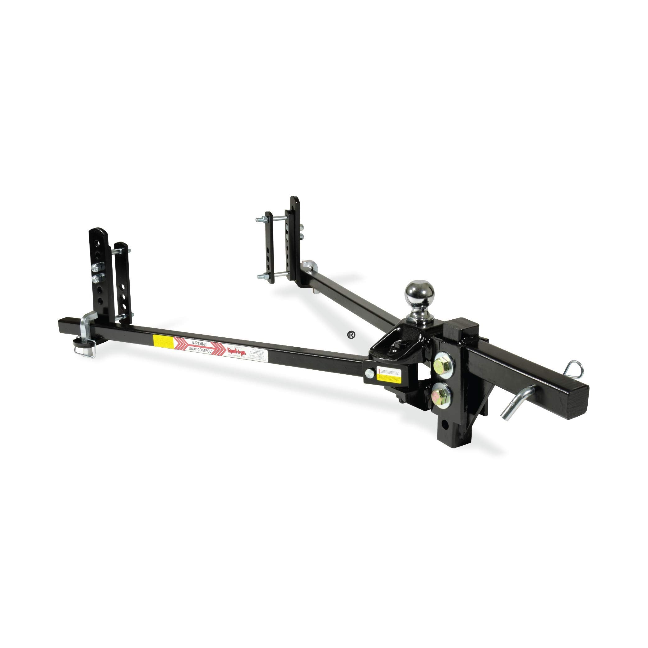 Equal-I-Zer 4-Point Sway Control Hitch, 90-00-1200, 12,000 Lbs Trailer Weight Rating, 1,200 Lbs Tongue Weight Rating, Weight Dis