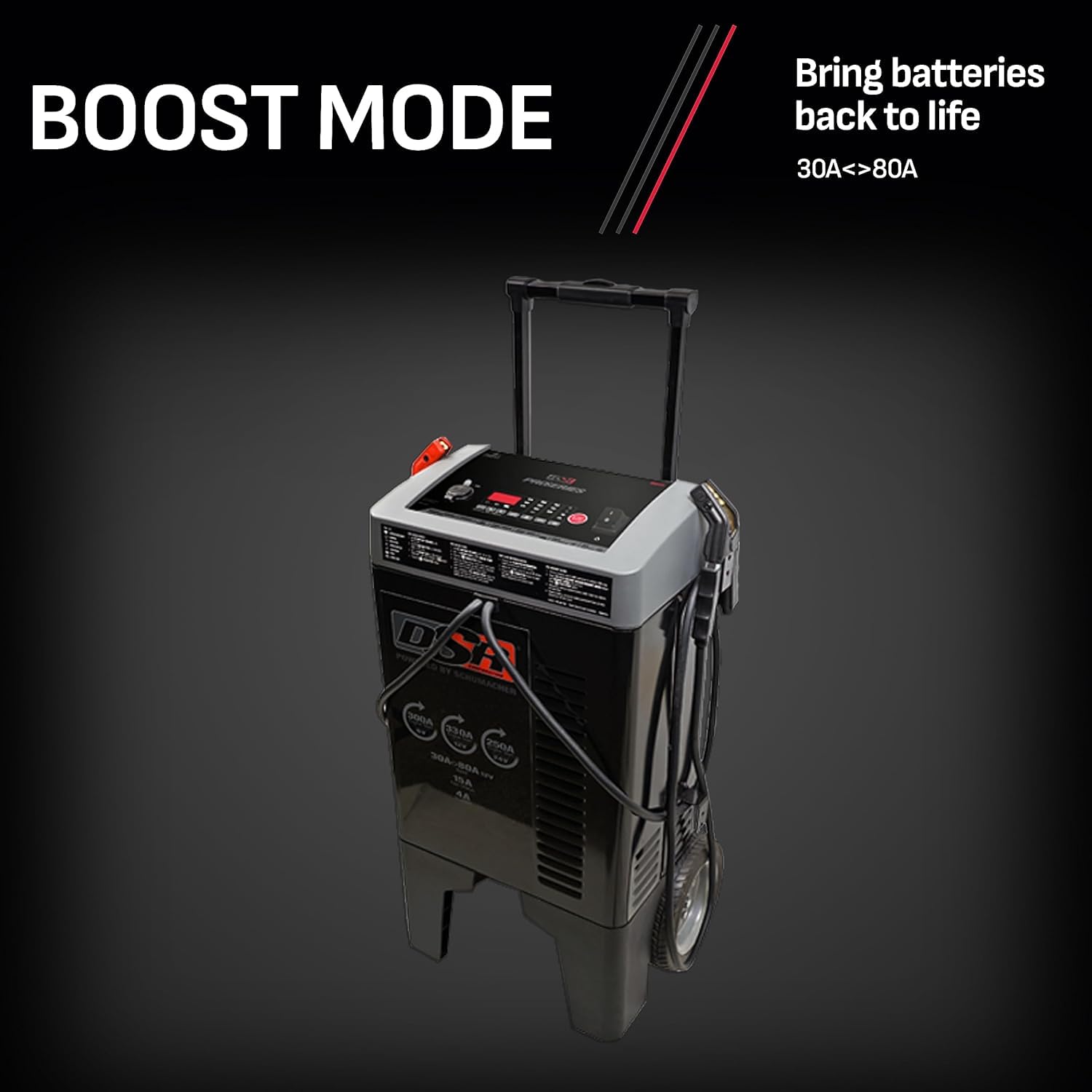 Schumacher Electric Dsr124 Proseries Car Battery Charger - 330 Peak Amps - 6V / 12V / 24V Battery Charger - Fully Automatic Batt