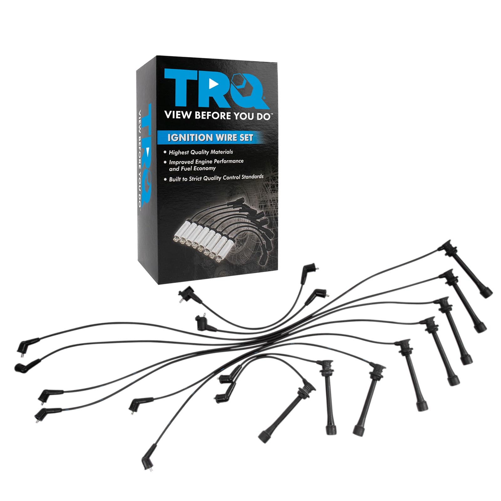 Trq Spark Plug Wire Set Compatible With 1990-1998 Lexus Ls400 1992-1998 Sc400