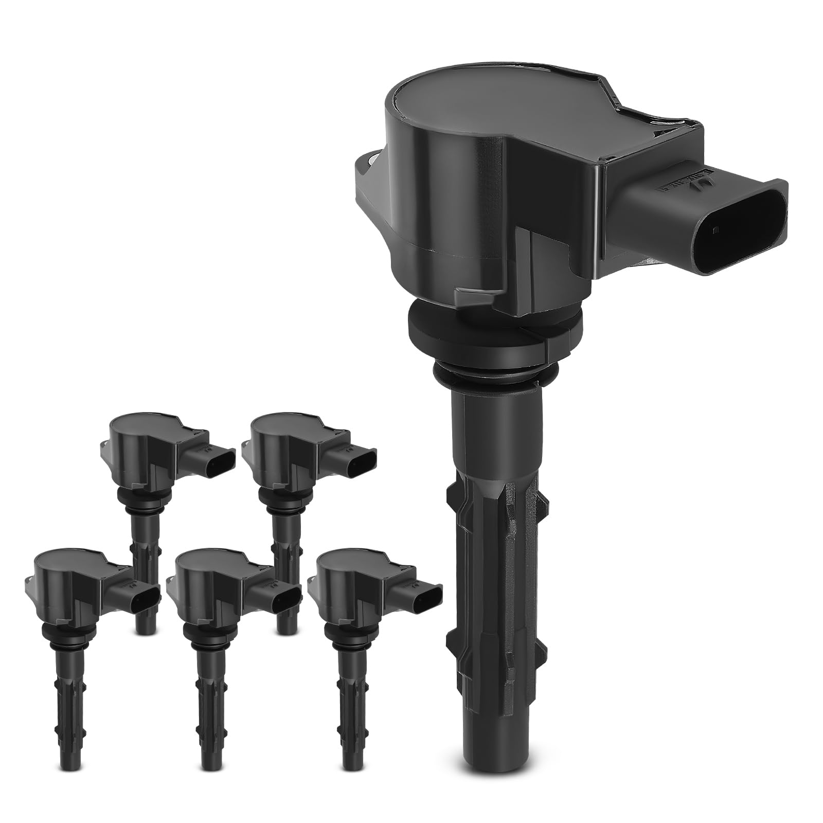 YHTAUTO Set of 6 Square Ignition Coil Pack Replacement for Mercedes-Benz C230 C280 C300 C350 CL550 CLK350 E350 E550 G550 GL450 G